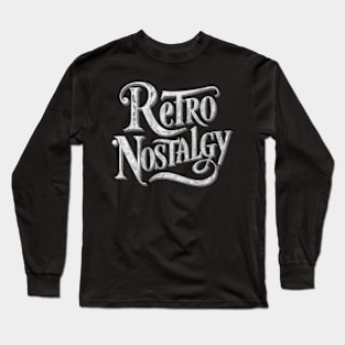 Retro Nostalgy Long Sleeve T-Shirt